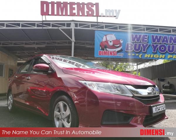 sell Honda City 2016 1.5 CC for RM 58900.00 -- dimensi.my