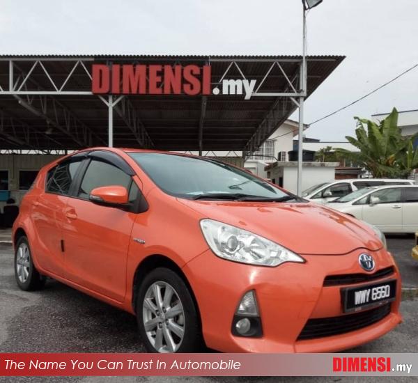 sell Toyota Prius c 2012 1.5 CC for RM 37900.00 -- dimensi.my