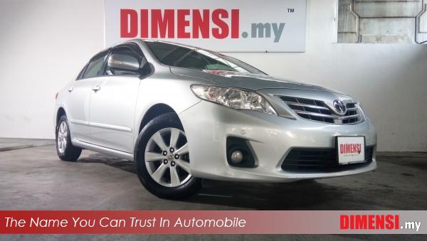 sell Toyota Altis 2013 1.6 CC for RM 48800.00 -- dimensi.my