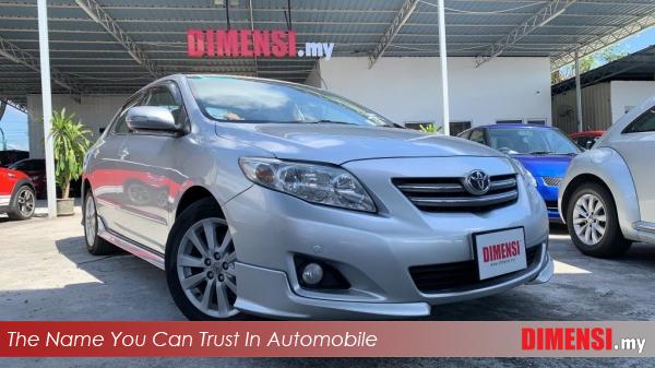 sell Toyota Altis 2010 1.8 CC for RM 39800.00 -- dimensi.my