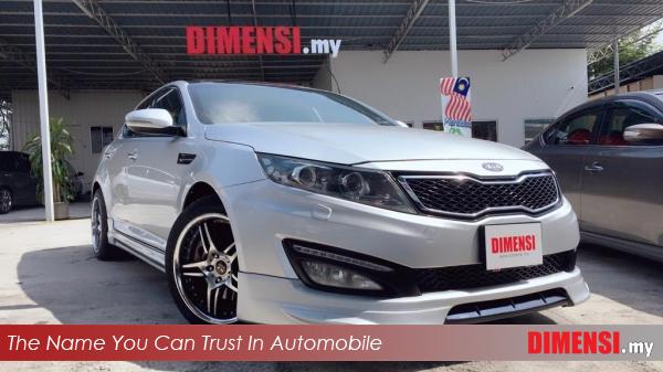 sell Kia Optima K5 2012 2.0 CC for RM 55800.00 -- dimensi.my