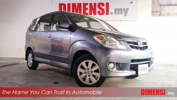sell Toyota Avanza 2011 1.5 CC for RM 30800.00 -- dimensi.my