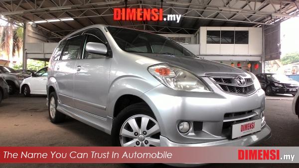 sell Toyota Avanza 2010 1.5 CC for RM 33800.00 -- dimensi.my
