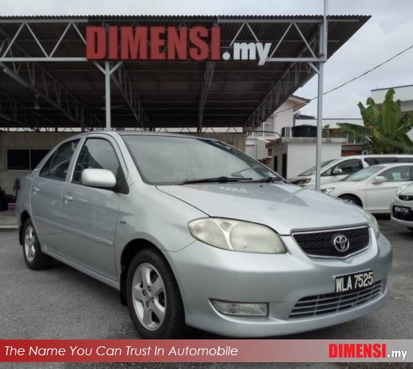 sell Toyota Vios 2003 1.5 CC for RM 16900.00 -- dimensi.my