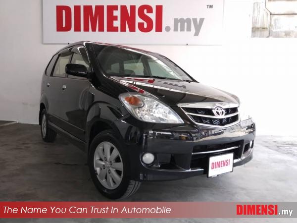 sell Toyota Avanza 2008 1.5 CC for RM 24800.00 -- dimensi.my
