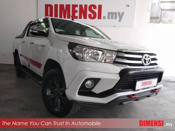 sell Toyota Hilux 2016 2.4 CC for RM 89800.00 -- dimensi.my