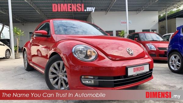 sell Volkswagen Beetle 2013 1.2 CC for RM 63800.00 -- dimensi.my