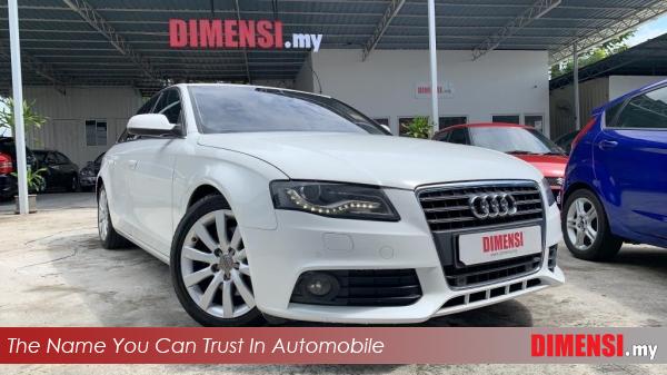 sell Audi A4  2011 1.8 CC for RM 59800.00 -- dimensi.my