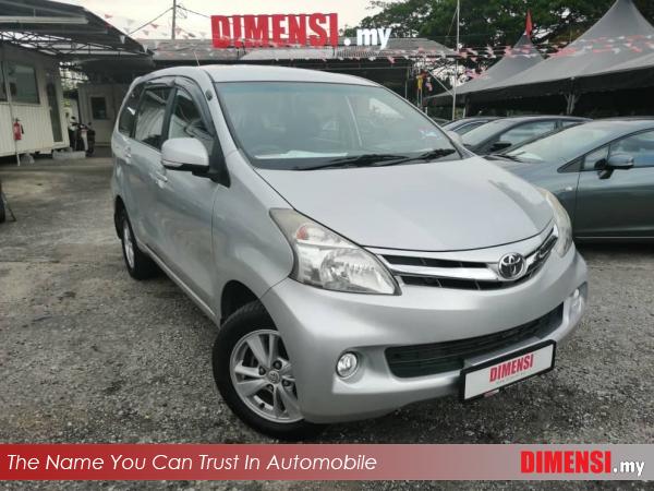 sell Toyota Avanza 2012 1.5 CC for RM 38800.00 -- dimensi.my