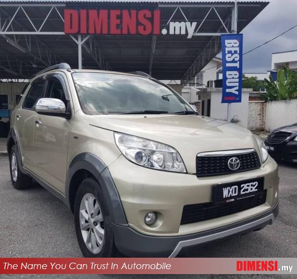 sell Toyota Rush 2012 1.5 CC for RM 36900.00 -- dimensi.my