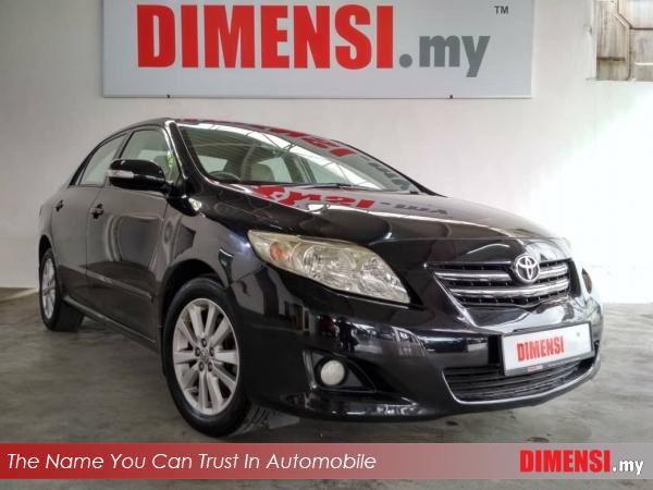 sell Toyota Altis 2008 1.8 CC for RM 30800.00 -- dimensi.my