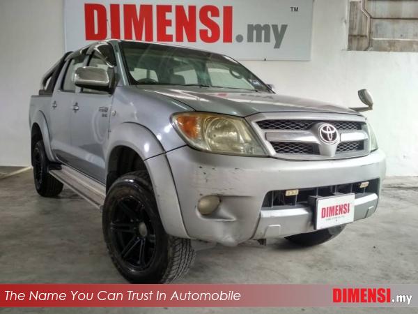 sell Toyota Hilux 2007 2.5 CC for RM 27800.00 -- dimensi.my