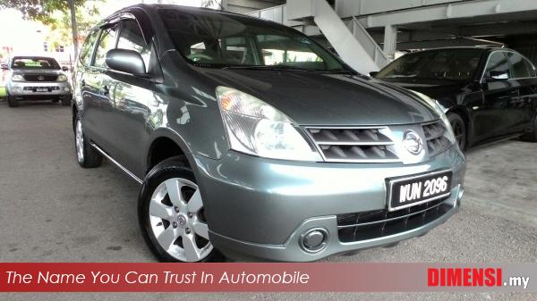 sell Nissan Grand Livina 2010 1.6 CC for RM 40800.00 -- dimensi.my