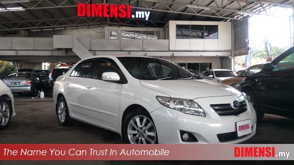 sell Toyota Altis 2010 1.8 CC for RM 39800.00 -- dimensi.my