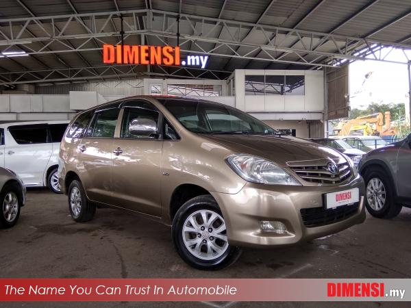 sell Toyota Innova 2010 2.0 CC for RM 42800.00 -- dimensi.my