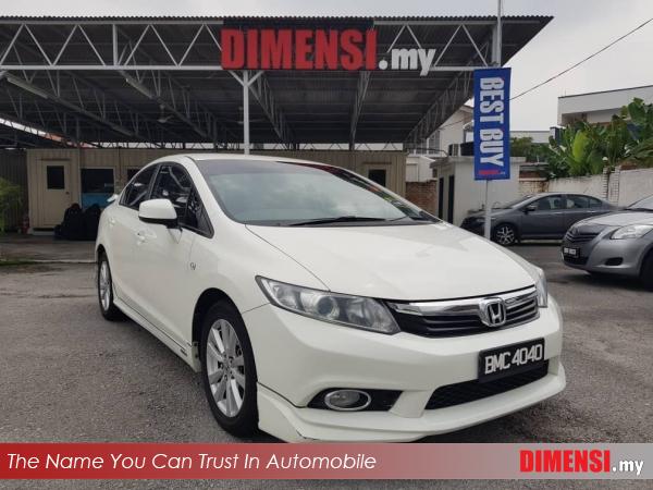 sell Honda Civic 2013 1.8 CC for RM 57900.00 -- dimensi.my