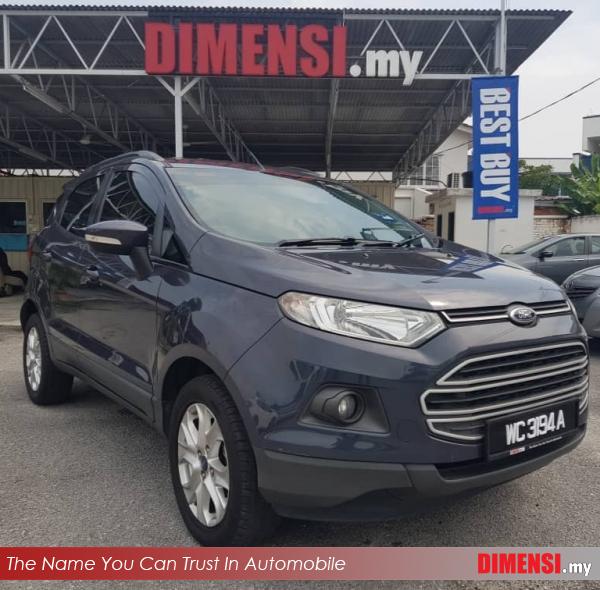 sell Ford Ecosport 2014 1.5 CC for RM 37900.00 -- dimensi.my