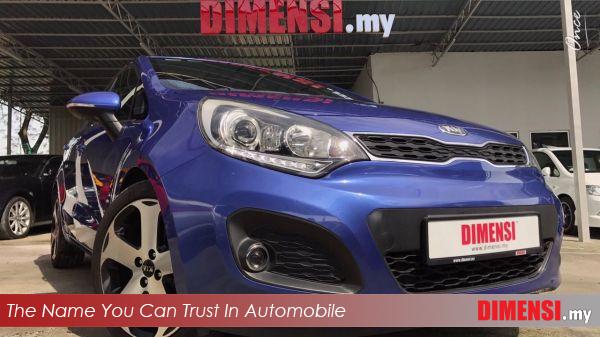 sell Kia Rio 2013 1.4 CC for RM 41800.00 -- dimensi.my