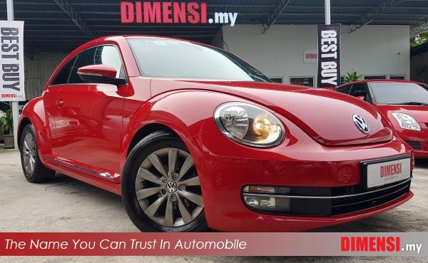sell Volkswagen Beetle 2013 1.2 CC for RM 59890.00 -- dimensi.my