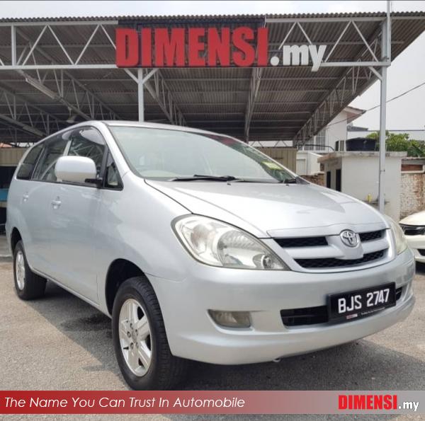 sell Toyota Innova 2007 2.0 CC for RM 21900.00 -- dimensi.my