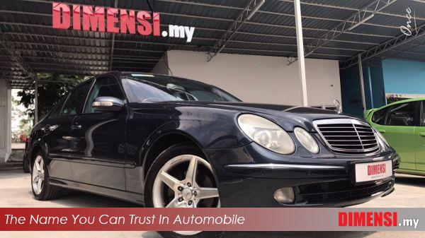 sell Mercedes Benz E270  2003 2.7 CC for RM 29800.00 -- dimensi.my