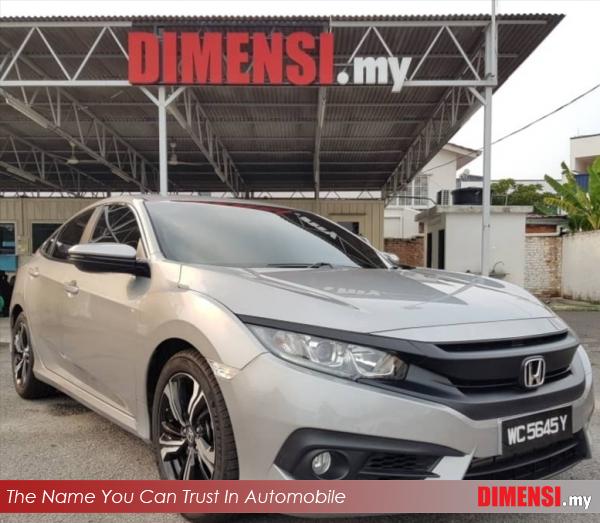 sell Honda Civic 2016 1.5 CC for RM 89900.00 -- dimensi.my