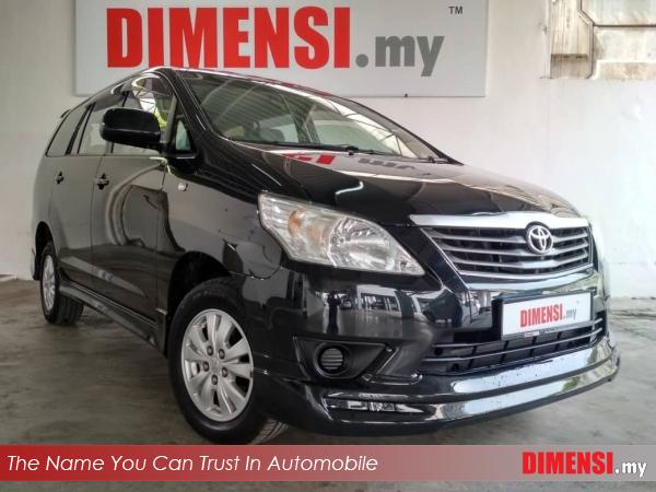 sell Toyota Innova 2012 2.0 CC for RM 35890.00 -- dimensi.my