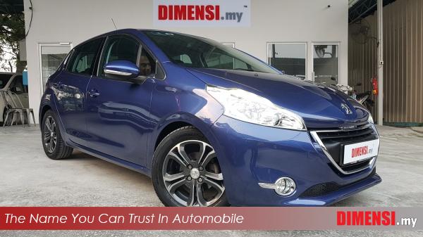 sell Peugeot 208 2014 1.6 CC for RM 31890.00 -- dimensi.my