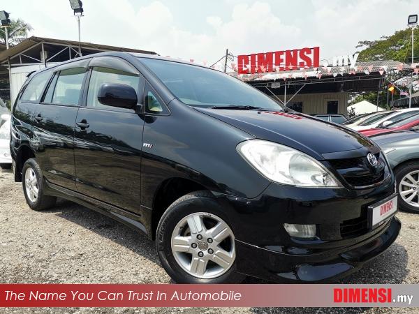 sell Toyota Innova 2008 2.0 CC for RM 26800.00 -- dimensi.my