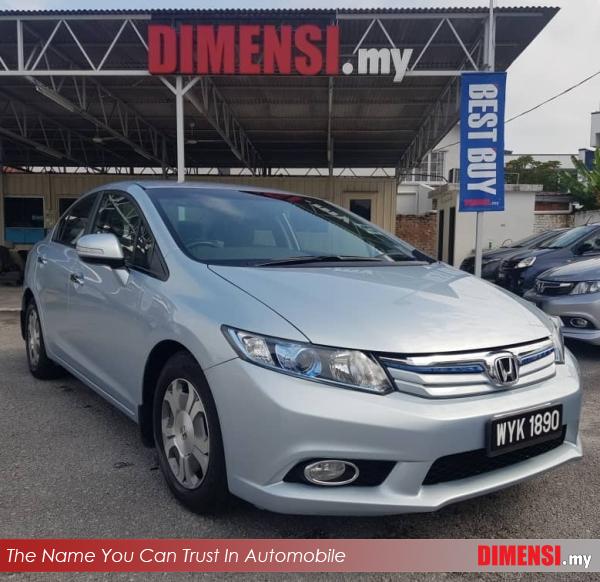 sell Honda Civic 2013 1.5 CC for RM 40900.00 -- dimensi.my