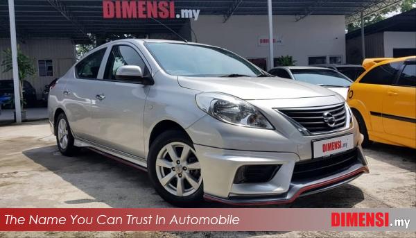 sell Nissan Almera 2014 1.5 CC for RM 33880.00 -- dimensi.my