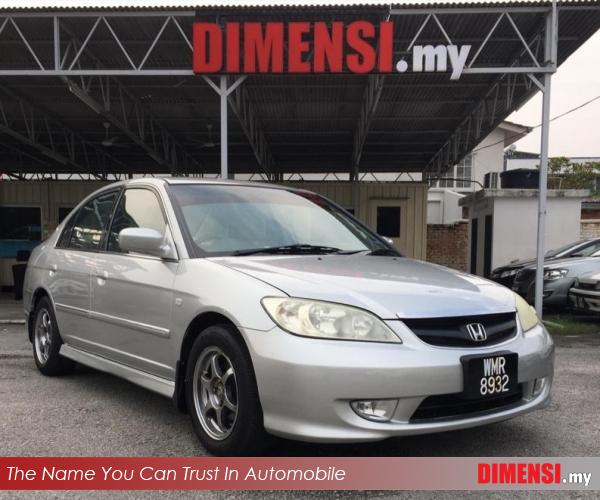 sell Honda Civic 2005 1.7 CC for RM 19900.00 -- dimensi.my