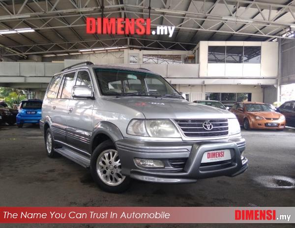 sell Toyota Unser 2003 1.8 CC for RM 13800.00 -- dimensi.my