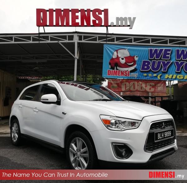 sell Mitsubishi ASX 2014 2.0 CC for RM 59900.00 -- dimensi.my