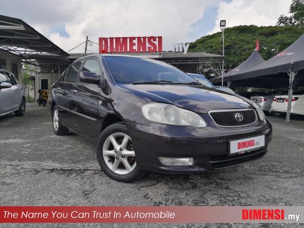 sell Toyota Altis 2003 1.8 CC for RM 15880.00 -- dimensi.my