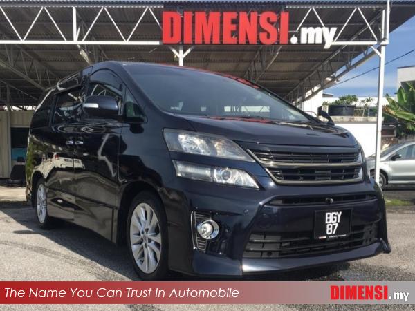 sell Toyota Vellfire 2009 2.4 CC for RM 93890.00 -- dimensi.my