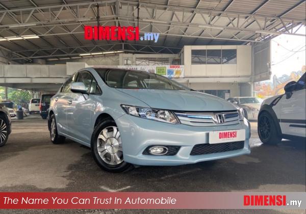 sell Honda Civic 2013 1.5 CC for RM 41800.00 -- dimensi.my