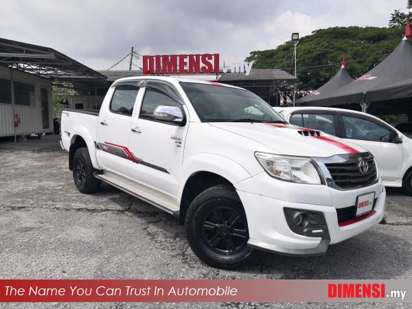 sell Toyota Hilux 2013 3.0 CC for RM 63880.00 -- dimensi.my
