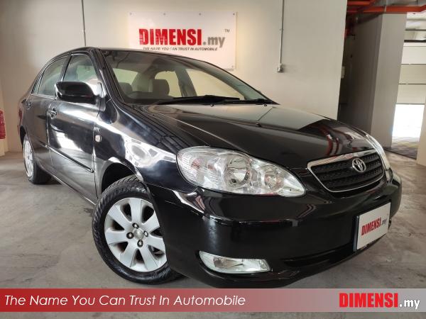 sell Toyota Altis 2004 1.6 CC for RM 15870.00 -- dimensi.my