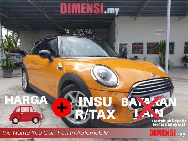 sell MINI Cooper 2016 1.5 CC for RM 113890.00 -- dimensi.my