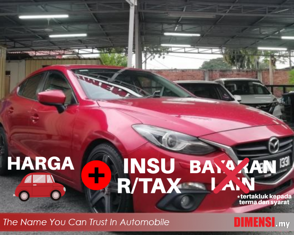 sell Mazda 3 2014 2.0 CC for RM 58900.00 -- dimensi.my