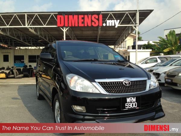 sell Toyota Innova 2008 2000 CC for RM 47900.00 -- dimensi.my