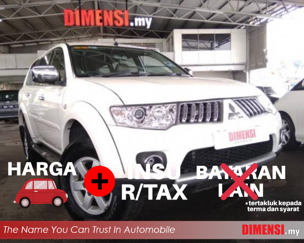 sell Mitsubishi Pajero Sport 2010 2.5 CC for RM 47800.00 -- dimensi.my