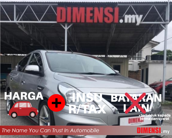 sell Nissan Almera 2016 1.5 CC for RM 36900.00 -- dimensi.my