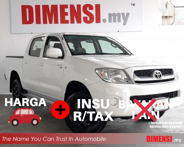 sell Toyota Hilux 2011 2.5 CC for RM 46880.00 -- dimensi.my