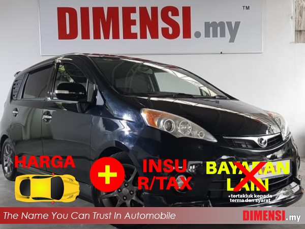 sell Perodua Alza 2012 1.5 CC for RM 30890.00 -- dimensi.my