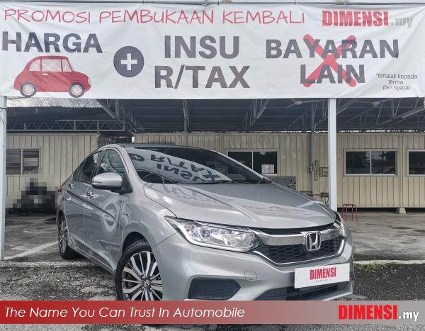 sell Honda City 2018 1.5 CC for RM 68900.00 -- dimensi.my