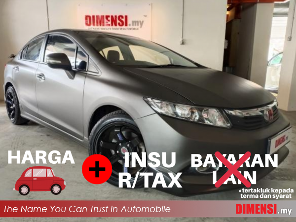 sell Honda Civic 2014 2.0 CC for RM 57870.00 -- dimensi.my