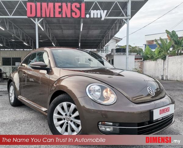 sell Volkswagen Beetle 2013 1.2 CC for RM 62900.00 -- dimensi.my