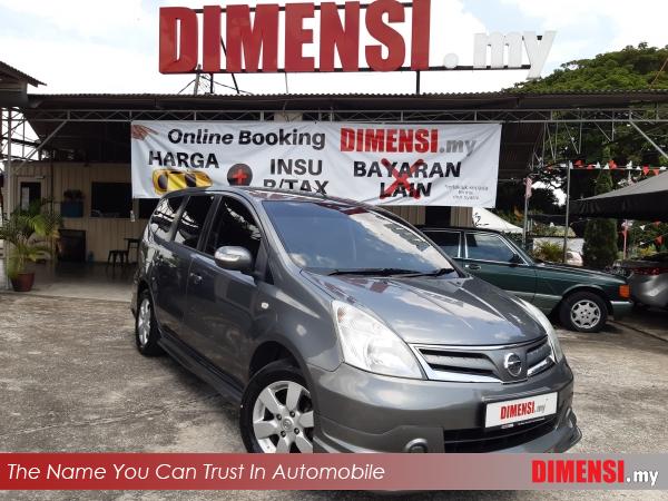 sell Nissan Grand Livina 2013 1.6 CC for RM 38880.00 -- dimensi.my